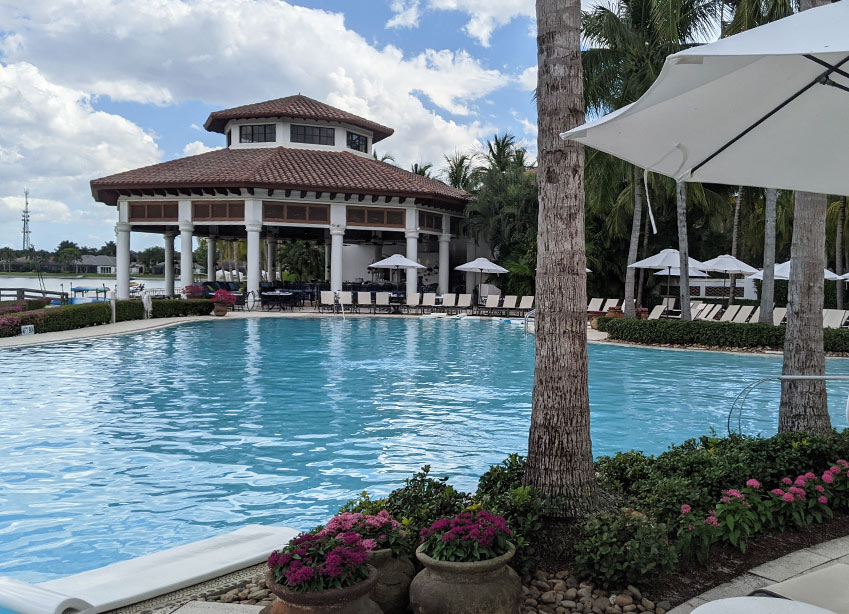 Southwest Florida Community Pool Serviced by Sapphire Pools Florida